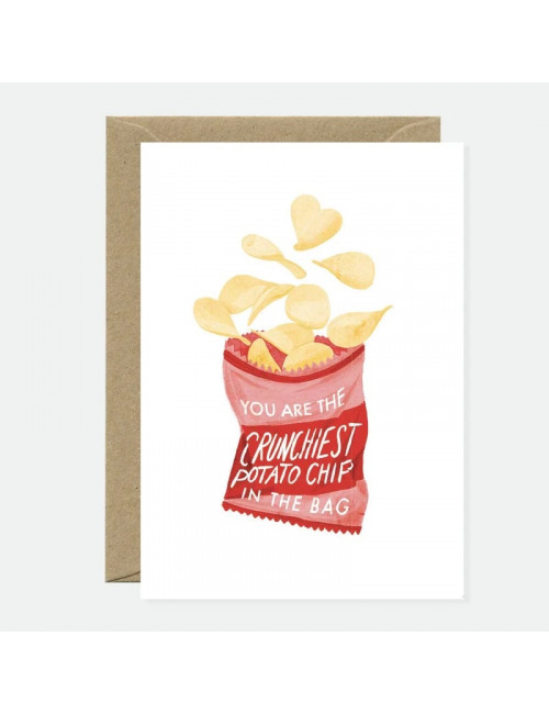 Wenskaart | crunchiest chip