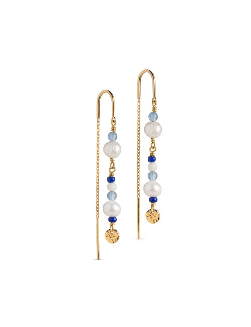 Oorbellen Goud Sofia | marine