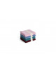 Gastendoekje Stripe Wash Cloth | cool pink