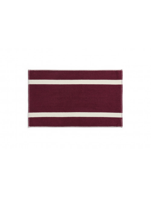 Badmat Stripe | burgundy