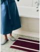 Badmat Stripe | burgundy