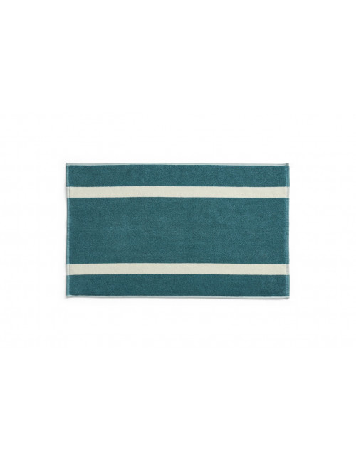 Badmat Stripe | petrol blue
