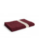 Handdoek Bath Sheet Stripe 100 x 150 | burgundy