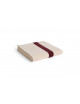 Handdoek Stripe 70 x 140 | burgundy