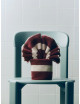 Handdoek Stripe 40 x 60 | burgundy