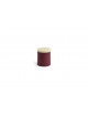 Kaars Silo | medium/bordeaux/lime white