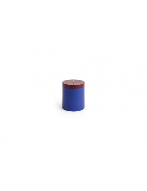 Kaars Silo | medium/bordeaux/royal blue