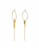 Asymmetrische Oorbellen Chic23 | goud