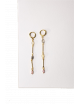 Oorbellen Goud Fiti | gold/roze