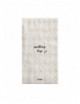 Servetten Rechthoek Sparkling Days | wit/zand/zwart
