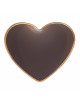 Oorbel Love U | goud/cocoa powder