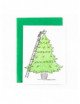 Wenskaart | decorating the christmas tree