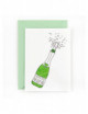 Wenskaart | champagne