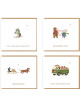 Box Kerstkaarten | 2 x 4 designs