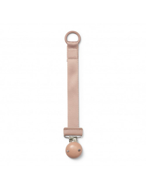 Pacifier Clip Wood | faded rose
