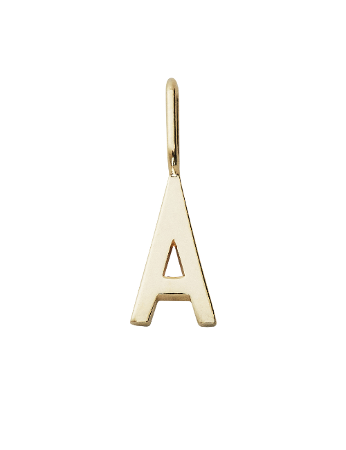 10mm 18k gold plated silver A-Z