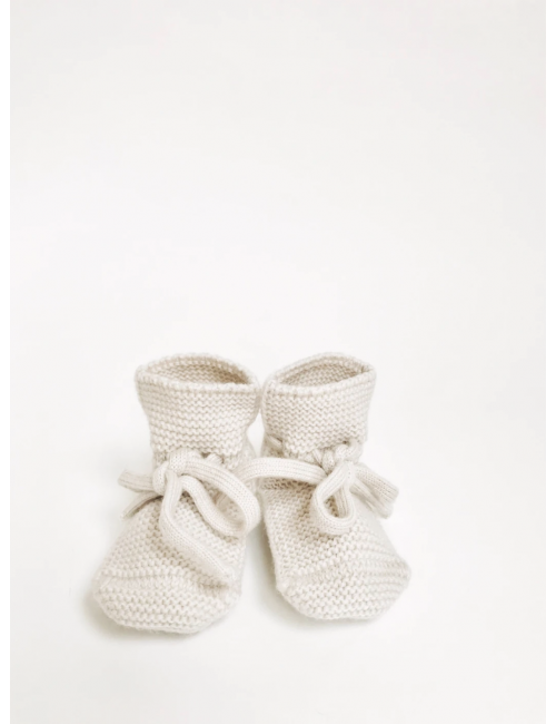Slofjes Baby Booties | offwhite