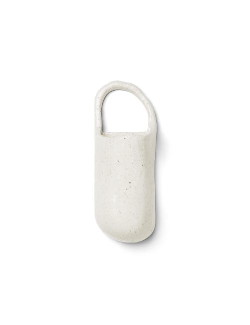 Speckle Wall Vase - offwhite