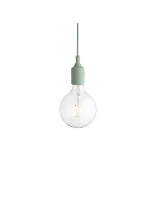 E27 LED Hanglamp met plafondkap | lichtgroen 