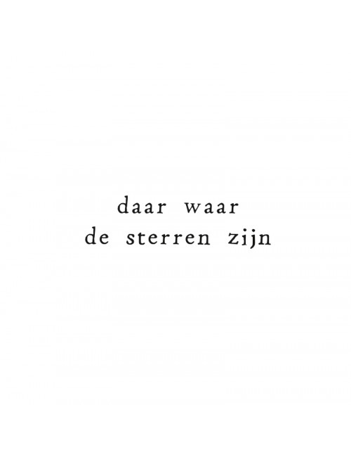 Wenskaart nr. 63 | Daar waar de sterren zijn