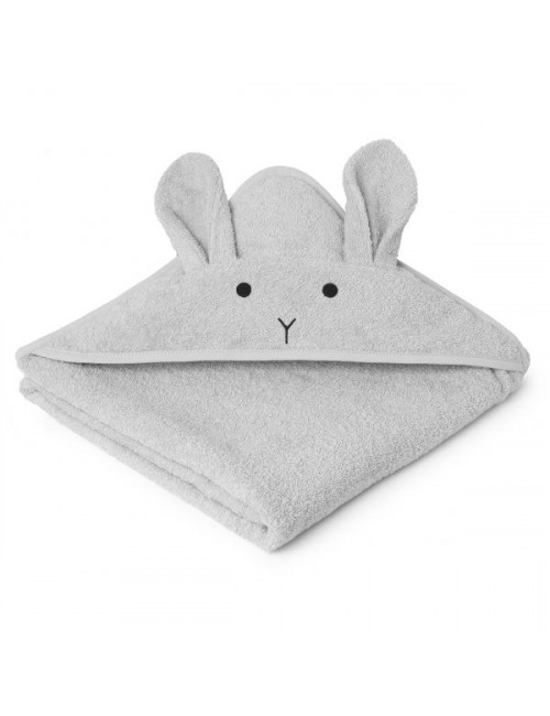 Hooded towel Augusta | rabbit dumbo grey