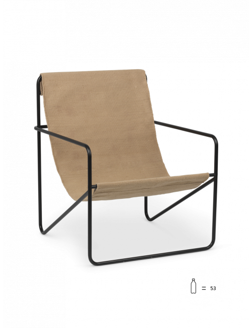 Desert Lounge Chair | black/sand