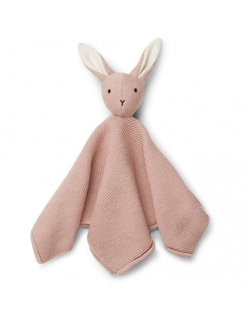 Milo knit cuddle cloth - rabbit rose
