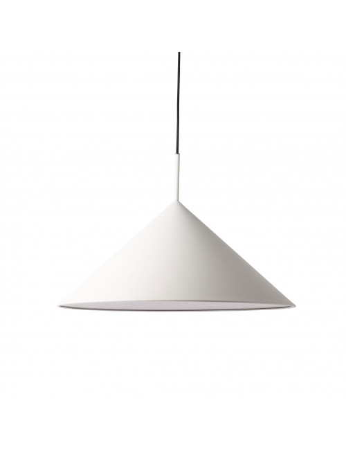 Metal Triangle Pendant Lamp Large - Warm Grey