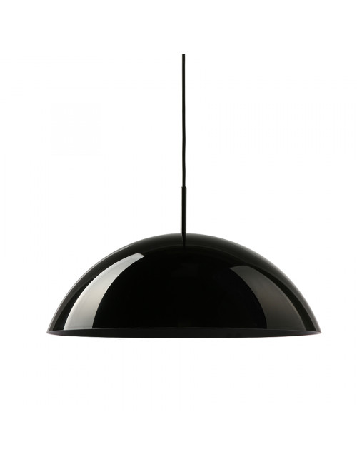 Acryl Koepel Hanglamp - Zwart