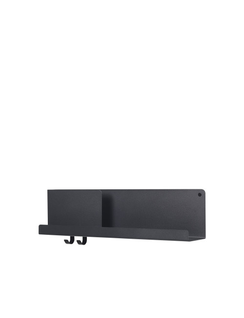 Folded Shelf Medium Wandplank 63x16.5cm | zwart