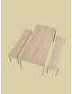 Houten Eettafel Linear Wood | eik 140x85cm