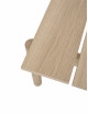 Houten Zitbank Linear Wood | eik 110x34cm