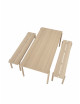 Linear Wood Bench | oak 170x34cm