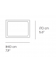Tapijt Pebble 240x170cm | licht grijs