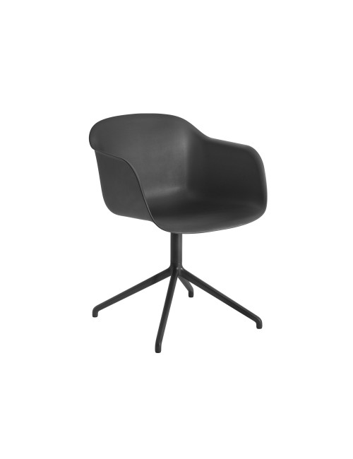 Chair Fiber Armchair Swivel Base | black