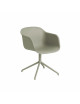 Chair Fiber Armchair Swivel Base | dusty green