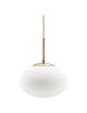 Lamp Opal L - goud/wit