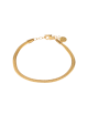 Armbandje Smooth Snake | goud