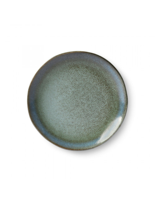 70's Ceramics Dessertbord 17,5cm | moss
