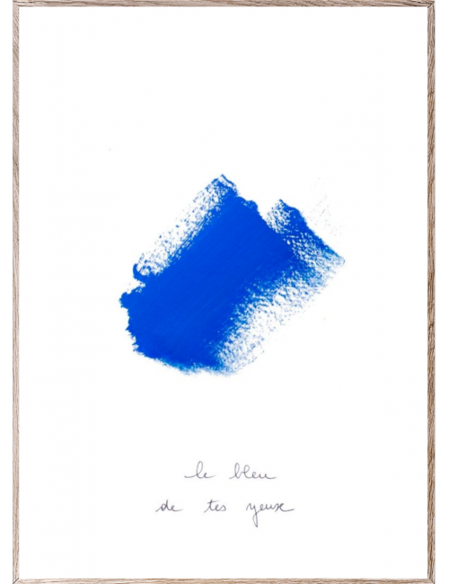 Poster Le Bleu III | 30x40cm