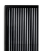 Haze Wall Cabinet | reeded glass black
