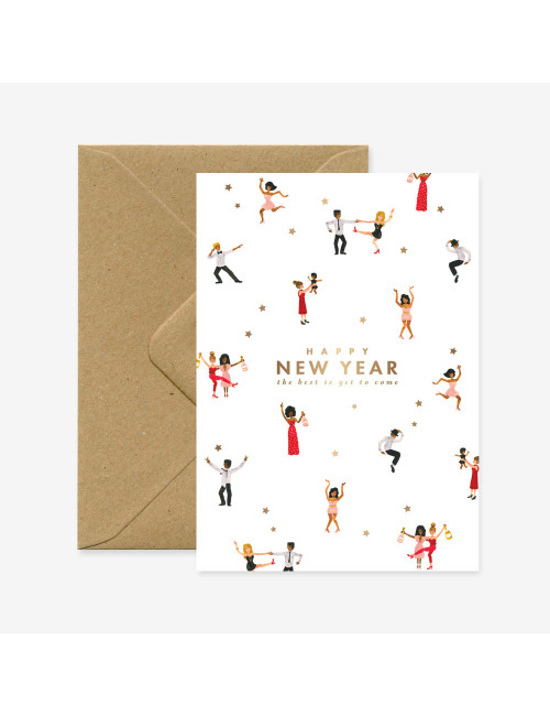 Wenskaart | HNY dancers