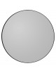 Circum Round Mirror XS | clear/black Ø50cm
