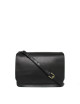 Handtas Audrey Black Classic Leather Checkered Strap