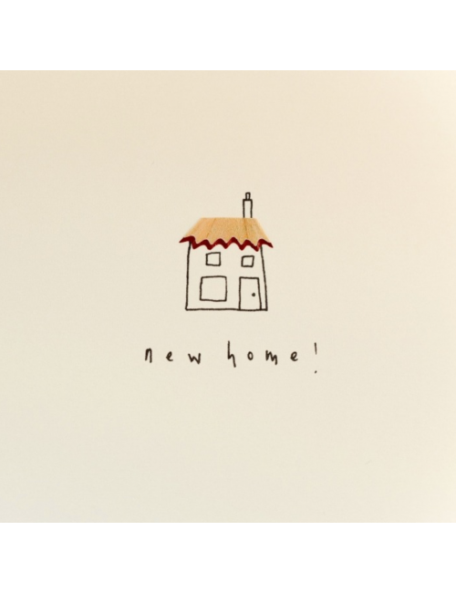 Wenskaart | new home