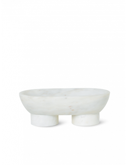 Alza Bowl | white marble