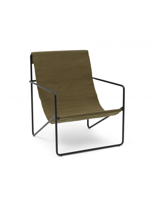 Desert Lounge Chair | olive/black