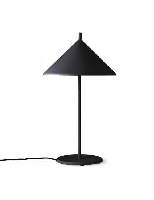 Metalen Tafellamp Triangle | medium/mat zwart
