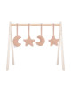 Baby Gym Toys (set of 4) | moon/pale pink