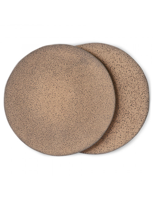 Dinner Plate Gradient Ceramics | taupe